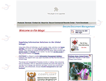 Tablet Screenshot of filemagic.co.za
